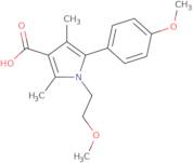 1-(2-Methoxyethyl)-5-(4-methoxyphenyl)-2,4-dimethyl-1H-pyrrole-3-carboxylic acid