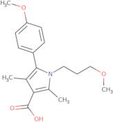 5-(4-Methoxyphenyl)-1-(3-methoxypropyl)-2,4-dimethyl-1H-pyrrole-3-carboxylic acid