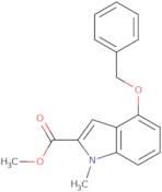 Methyl 4-(benzyloxy)-1-methyl-1H-indole-2-carboxylate