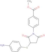 Methyl 4-{3-[(4-aminophenyl)thio]-2,5-dioxopyrrolidin-1-yl}benzoate