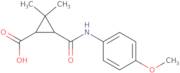 3-{[(4-Methoxyphenyl)amino]carbonyl}-2,2-dimethylcyclopropanecarboxylic acid