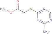 Methyl [(4-amino-1,3,5-triazin-2-yl)thio]acetate
