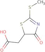 [2-(Methylthio)-4-oxo-4,5-dihydro-1,3-thiazol-5-yl]acetic acid