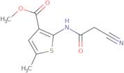 Methyl 2-[(cyanoacetyl)amino]-5-methylthiophene-3-carboxylate
