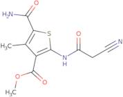 Methyl 5-(aminocarbonyl)-2-[(cyanoacetyl)amino]-4-methylthiophene-3-carboxylate