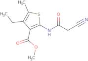 Methyl 2-[(cyanoacetyl)amino]-4-ethyl-5-methylthiophene-3-carboxylate