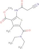 Methyl 2-[(cyanoacetyl)amino]-5-[(diethylamino)carbonyl]-4-methylthiophene-3-carboxylate