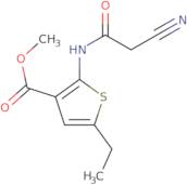 Methyl 2-[(cyanoacetyl)amino]-5-ethylthiophene-3-carboxylate