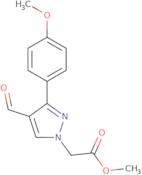 Methyl [4-formyl-3-(4-methoxyphenyl)-1H-pyrazol-1-yl]acetate