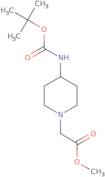 Methyl {4-[(tert-butoxycarbonyl)amino]piperidin-1-yl}acetate