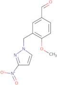 4-Methoxy-3-[(3-nitro-1H-pyrazol-1-yl)methyl]benzaldehyde