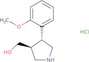 [(3S,4R)-4-(2-Methoxyphenyl)pyrrolidin-3-yl]methanol hydrochloride