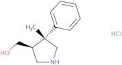 [(3S,4R)-4-Methyl-4-phenylpyrrolidin-3-yl]methanol hydrochloride