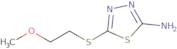 5-[(2-Methoxyethyl)thio]-1,3,4-thiadiazol-2-amine