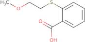 2-[(2-Methoxyethyl)thio]benzoic acid