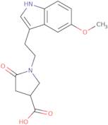 1-[2-(5-Methoxy-1H-indol-3-yl)ethyl]-5-oxopyrrolidine-3-carboxylic acid