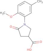 1-(2-Methoxy-5-methylphenyl)-5-oxopyrrolidine-3-carboxylic acid