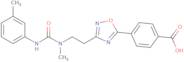 4-{3-[2-(Methyl{[(3-methylphenyl)amino]carbonyl}amino)ethyl]-1,2,4-oxadiazol-5-yl}benzoic acid