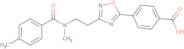 4-(3-{2-[Methyl(4-methylbenzoyl)amino]ethyl}-1,2,4-oxadiazol-5-yl)benzoic acid