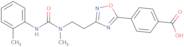 4-{3-[2-(Methyl{[(2-methylphenyl)amino]carbonyl}amino)ethyl]-1,2,4-oxadiazol-5-yl}benzoic acid