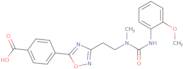 4-(3-{2-[{[(2-Methoxyphenyl)amino]carbonyl}(methyl)amino]ethyl}-1,2,4-oxadiazol-5-yl)benzoic acid
