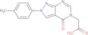 [2-(4-Methylphenyl)-4-oxo-2,4-dihydro-5H-pyrazolo[3,4-d]pyrimidin-5-yl]acetic acid
