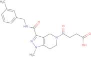 4-(1-Methyl-3-{[(3-methylbenzyl)amino]carbonyl}-1,4,6,7-tetrahydro-5H-pyrazolo[4,3-c]pyridin-5-y...