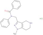 N-[(1-Methyl-4,5,6,7-tetrahydro-1H-pyrazolo[4,3-c]pyridin-3-yl)methyl]-N-phenylbenzamide hydrochlo…