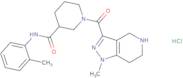 N-(2-Methylphenyl)-1-[(1-methyl-4,5,6,7-tetrahydro-1H-pyrazolo[4,3-c]pyridin-3-yl)carbonyl]piperidine-3-carboxamide hydrochloride