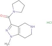 1-Methyl-3-(pyrrolidin-1-ylcarbonyl)-4,5,6,7-tetrahydro-1H-pyrazolo[4,3-c]pyridine hydrochloride