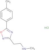 N-Methyl-2-[5-(4-methylphenyl)-1,2,4-oxadiazol-3-yl]ethanamine hydrochloride