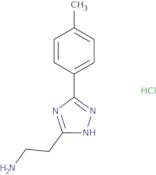 {2-[3-(4-Methylphenyl)-1H-1,2,4-triazol-5-yl]ethyl}amine hydrochloride