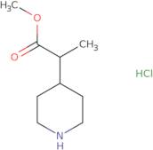 Methyl 2-piperidin-4-ylpropanoate hydrochloride