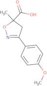 3-(4-Methoxyphenyl)-5-methyl-4,5-dihydroisoxazole-5-carboxylic acid