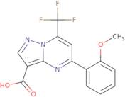 5-(2-Methoxyphenyl)-7-(trifluoromethyl)pyrazolo[1,5-a]pyrimidine-3-carboxylic acid