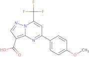 5-(4-Methoxyphenyl)-7-(trifluoromethyl)pyrazolo[1,5-a]pyrimidine-3-carboxylic acid