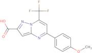 5-(4-Methoxyphenyl)-7-(trifluoromethyl)pyrazolo[1,5-a]pyrimidine-2-carboxylic acid