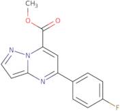 Methyl 5-(4-fluorophenyl)pyrazolo[1,5-a]pyrimidine-7-carboxylate