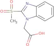 [2-(Methylsulfonyl)-1H-benzimidazol-1-yl]acetic acid