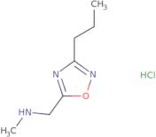 N-Methyl-1-(3-propyl-1,2,4-oxadiazol-5-yl)methanamine hydrochloride
