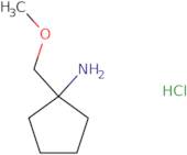 [1-(Methoxymethyl)cyclopentyl]amine hydrochloride