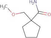 1-(Methoxymethyl)cyclopentanecarboxamide