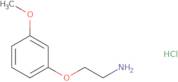 [2-(3-Methoxyphenoxy)ethyl]amine hydrochloride