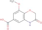 8-Methoxy-3-oxo-3,4-dihydro-2H-1,4-benzoxazine-6-carboxylic acid