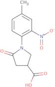 1-(4-Methyl-2-nitrophenyl)-5-oxopyrrolidine-3-carboxylic acid