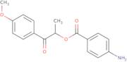 2-(4-Methoxyphenyl)-1-methyl-2-oxoethyl 4-aminobenzoate