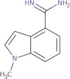 1-Methyl-1H-indole-4-carboximidamide hydrochloride
