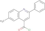 6-Methyl-2-phenylquinoline-4-carbonyl chloride