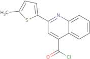 2-(5-Methyl-2-thienyl)quinoline-4-carbonyl chloride