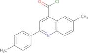 6-Methyl-2-(4-methylphenyl)quinoline-4-carbonyl chloride